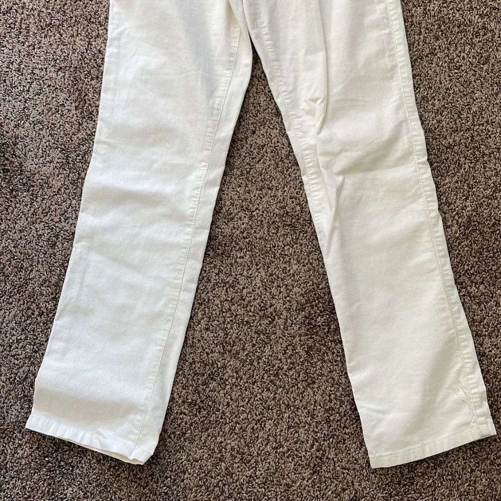 TOMMY HILFIGER corduroy vanilla cream pants size 10 EUC - Picture 2 of 3
